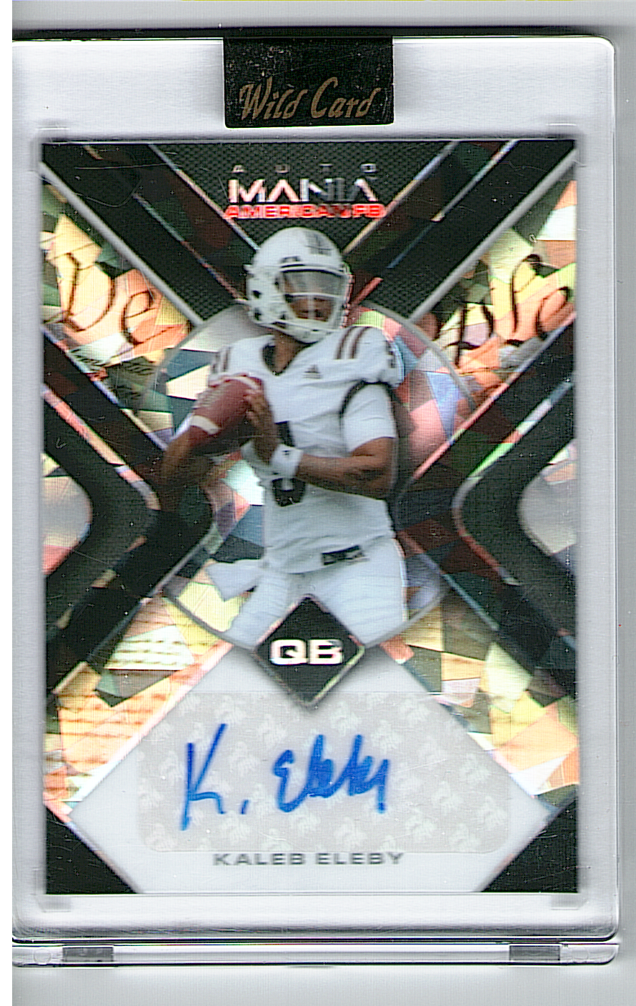 Kaleb Eleby 2022 Wild Card Auto Mania